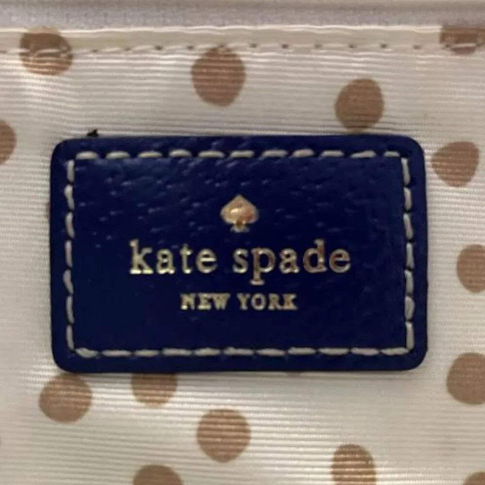 Kate Spade Wellesely Byrd Leather Handbag NWOT in Omega Blue